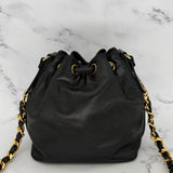 Chanel Decacoco Lambskin Drawstring Bag