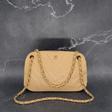 Rare Chanel Kisslock Double Chain Bag