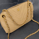 Rare Chanel Kisslock Double Chain Bag
