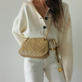 Rare Chanel Kisslock Double Chain Bag
