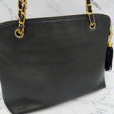 Chanel Turnlock Caviar Tote