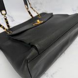 Chanel Turnlock Caviar Tote