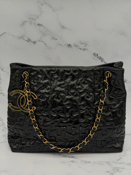 Chanel Puzzle Patent Tote