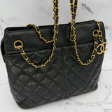 Chanel CC Charm Matelasse Tote with Chains
