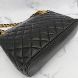 Chanel CC Charm Matelasse Tote with Chains
