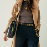Chanel CC Charm Matelasse Tote with Chains