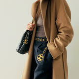 Chanel CC Charm Matelasse Tote with Chains