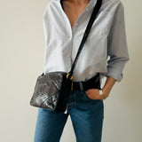 Chanel Black Logo Camera Bag