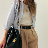 Rare Chanel Gabrielle Drawstring Bag