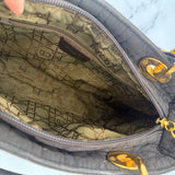 Dior Medium Lady Dior in Brown Nylon