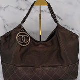 Chanel Coco Cabas Brown Tote