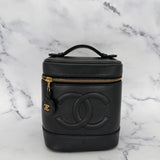 Chanel Vintage Caviar Vanity Case