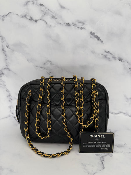Chanel Iconic Camera Bag with Double Chain