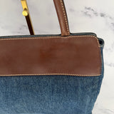 Rare Chanel Denim Logo Shopper