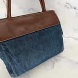 Rare Chanel Denim Logo Shopper