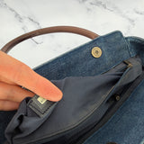 Rare Chanel Denim Logo Shopper