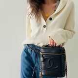 Chanel Vintage Caviar Vanity Case
