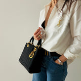 Dior Medium Lady Dior in Nylon