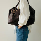 Chanel Coco Cabas Brown Tote