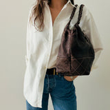 Chanel Coco Cabas Brown Tote