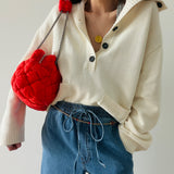 Chanel Bubble Quilt Shoulder Bag