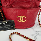 Rare Chanel Gabrielle Small Bucket Bag