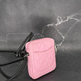 Chanel Cambon Line Pink Crossbody Bag