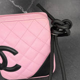 Chanel Cambon Line Pink Crossbody Bag