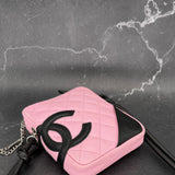 Chanel Cambon Line Pink Crossbody Bag