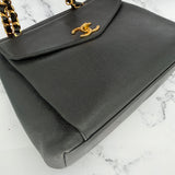Chanel Classic Turnlock Tote in Caviar Leather