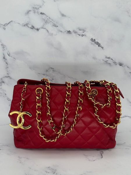 Chanel CC Double Chain Matelasse Bag