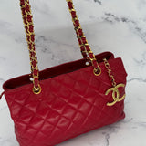 Chanel CC Double Chain Matelasse Bag
