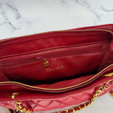 Chanel CC Double Chain Matelasse Bag