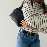 Chanel Coco Mark Caviar Handbag