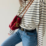 Chanel CC Double Chain Matelasse Bag