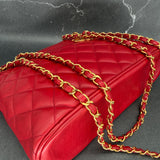 Chanel Matelasse CC Shoulder Bag in Red