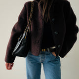 Chanel Caviar Turnlock Tote with Chains