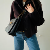 Chanel Classic Turnlock Tote in Caviar Leather