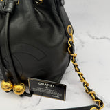 Chanel Decacoco Lambskin Drawstring Bag