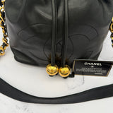 Chanel Decacoco Lambskin Drawstring Bag
