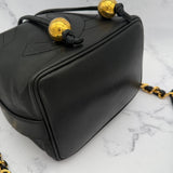 Chanel Decacoco Lambskin Drawstring Bag