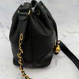 Chanel Decacoco Lambskin Drawstring Bag