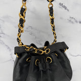 Chanel Decacoco Drawstring Bag in Caviar