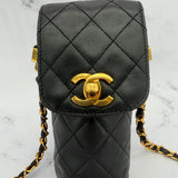 Chanel Turnlock Mini Bag with Chain