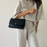 Chanel Timeless Classic Bias Stitching Flap
