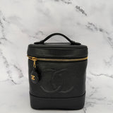 Chanel Vintage Caviar Vanity Case