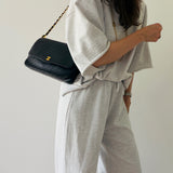 Chanel Timeless Classic Bias Stitching Flap