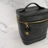 Chanel Vintage Caviar Vanity Case