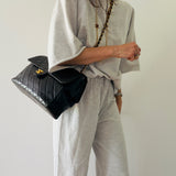 Rare Chanel Timeless Jumbo Double Sided Flap