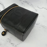 Chanel Vintage Caviar Vanity Case